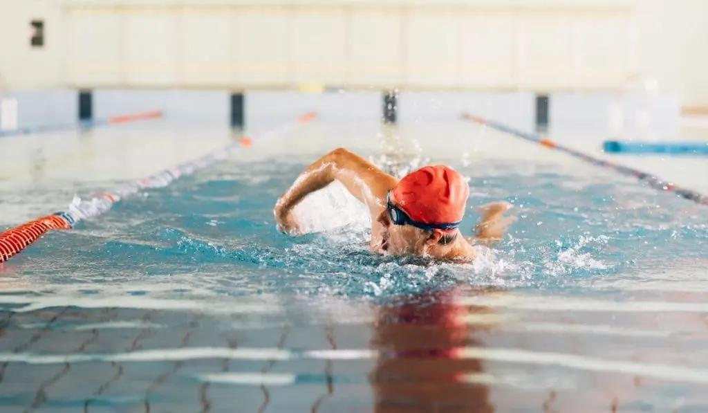 male swimming in the pool - ee220319